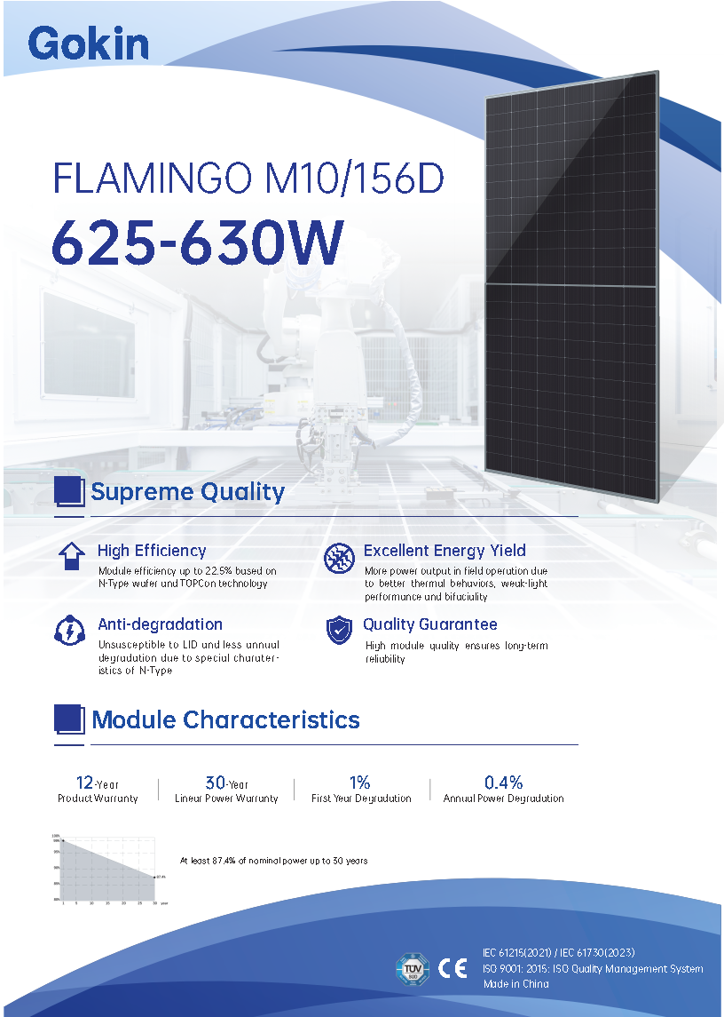 FLAMINGO  M10-156D<br>625-630W